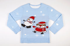 Adult Ugly Christmas Sweater - Wobbly Snowman