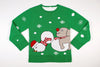 Adult Ugly Christmas Sweater Dog Humping Snowman