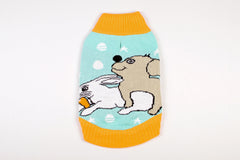 Dog Easter Sweater - Dog Humping Rabbit