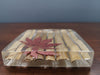Bamboo with maple leaf soap dish