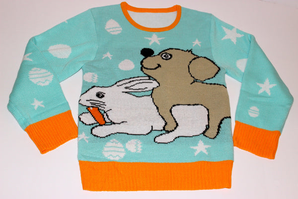 Easter Sweater - Dog Humping Rabbit